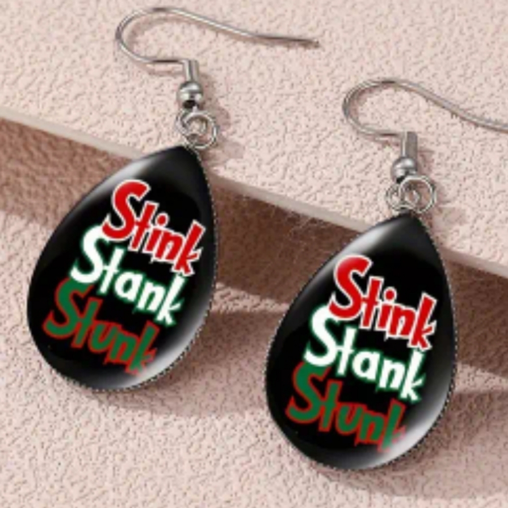 Grinch earrings